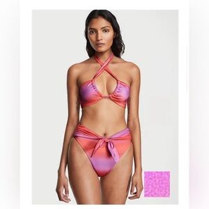 Victoria's Secret Pink and Purple Bikini Set
